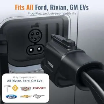 2025 Upgraded Tesla Supercharger to CCS1 Charging Adapter [Max 500A, 1000V] NACS to CCS Electric Vehicle Adapter, Tesla Supercharger Adapter, Fit for All Ford EVs, Fit for Rivian R1T R1S R2 R3 EVs