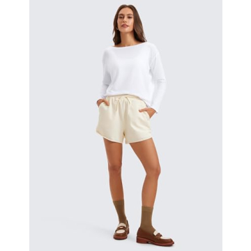 CRZ YOGA Long Sleeve Workout Shirt for Women - Comfortable & Stylish