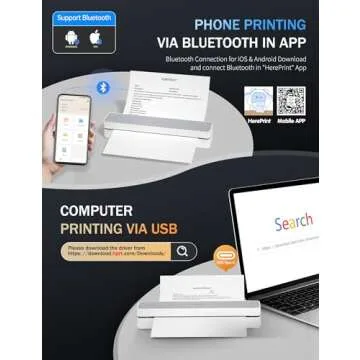 PRT Portable Printer – Wireless Thermal Printing for Every Occasion