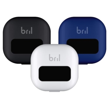 Bril UV-C Toothbrush Cleaner - Portable Cover, Holder, and Travel Case for Any Toothbrush