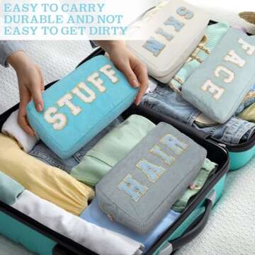 Stylish Pinkunn Makeup Bags - Perfect for Travel and Gifts