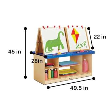 Jonti-Craft 4 Station Art Center for Creative Kids