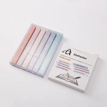 Alohaster Aesthetic Highlighters Soft Pastel Colors Bundle