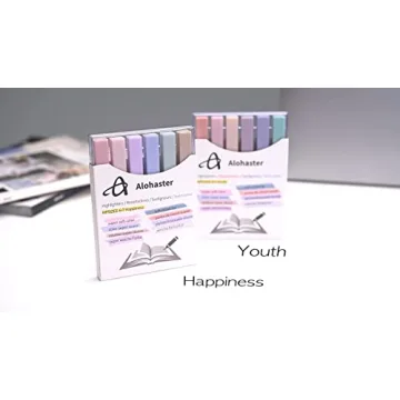 Alohaster Aesthetic Highlighters Soft Pastel Colors Bundle