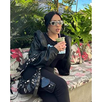 Trendy GUVIVI Wrap Around Sunglasses for Daily Use