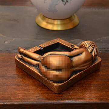 oocc Sexy Women Beauty Figurine Ashtrays Cigar Ash Tray for Home Coffee Pavilion Restaurant Bar Deco...