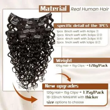 Quality Curly Clip-in Extensions for Effortless Style
