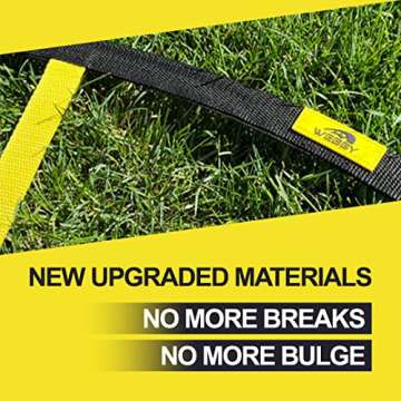 Webby Agility Trainer – Circle Speed and Agility Ladder for High Intensity Footwork Drills and Ski...