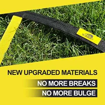 Webby Agility Trainer – Circle Speed and Agility Ladder for High Intensity Footwork Drills and Ski...