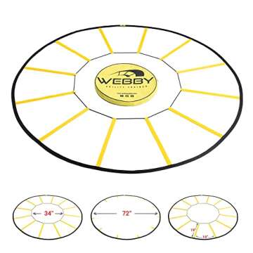 Webby Agility Trainer - Circular Speed Ladder for Training