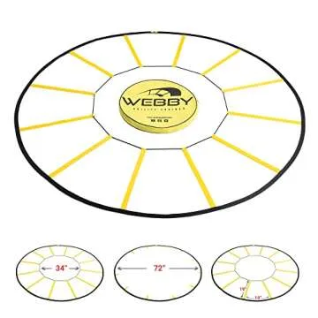 Webby Agility Trainer - Circular Speed Ladder for Training