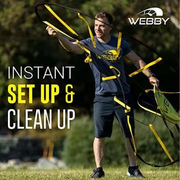 Webby Agility Trainer - Circular Speed Ladder for Training