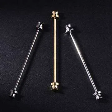VIccoo Men Shirt Pins Tie Clip Collar Clasp Alloy Skinny Wedding Man Brooch Bar Fashion - Gold