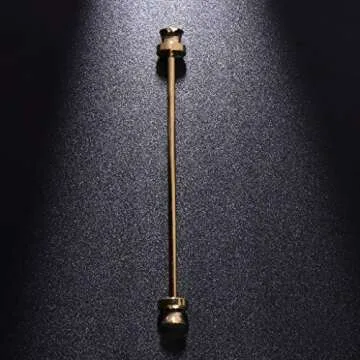 VIccoo Men Shirt Pins Tie Clip Collar Clasp Alloy Skinny Wedding Man Brooch Bar Fashion - Gold