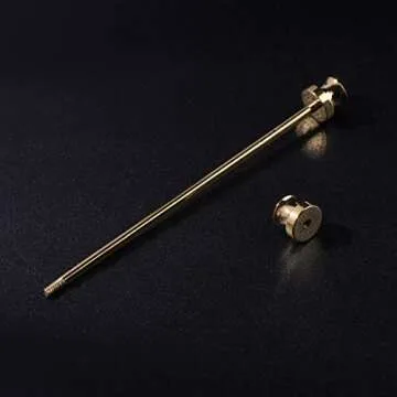 VIccoo Men Shirt Pins Tie Clip Collar Clasp Alloy Skinny Wedding Man Brooch Bar Fashion - Gold