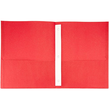 Amazon Basics Twin Pocket File Folders Assorted Colors Pack