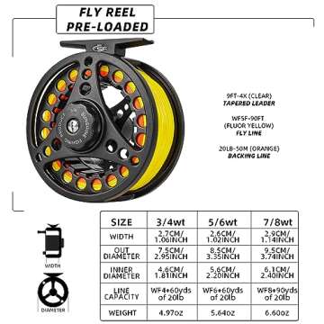 SF Fly Fishing 9FT Rod Combo Kit for Beginners