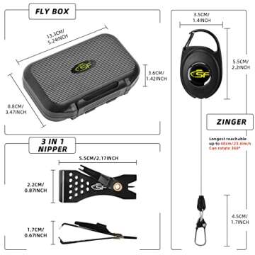 SF Fly Fishing 9FT Rod Combo Kit for Beginners