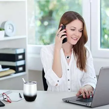 Stainless Steel Insulated Wine Tumblers - 6 Pack