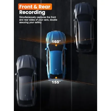 Affver 4K Dash Cam Front and Rear, Built-in 5G WiFi GPS, 64GB Card Included, 3.59'' IPS Screen Dash Camera for Cars, Dual Dashcam with G-Sensor, Loop Recording, WDR, Night Vision, 24H Parking Monitor