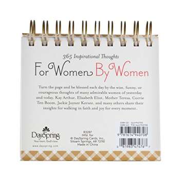 DaySpring 365 Inspirational Thoughts for Women by Women - Perpetual Calendar with Quotes and Affirma...