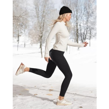 Ewedoos Fleece Lined Winter Leggings for Women