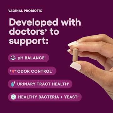 Physician's CHOICE Vaginal Probiotics for Women - Unique with Licorice Root - PH Balance, Odor Contr...