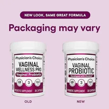 Physician's CHOICE Vaginal Probiotics for Women - Unique with Licorice Root - PH Balance, Odor Control, Yeast, Vaginal Microbiome & Feminine Health - 6B CFU - Organic Prebiotic, Cranberry - 30 CT