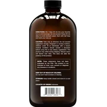 Handcraft Blends Organic MCT Oil from Organic Coconuts 16 Fl oz – Keto Friendly, Non-GMO, Vegan Coconut Oil – Great for Beverages, Coffee, and Tea