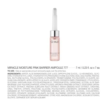OHUI Miracle Moisture 777 Ampoules | Luxurious Skin Hydration