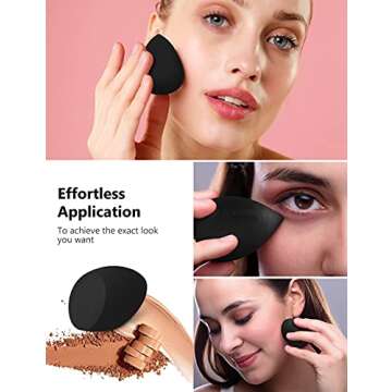 InnoGear 10 Pcs Makeup Sponge Blender Set for Flawless Beauty