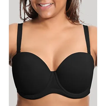 Delimira Women's Underwire Strapless Bra for All-Day Comfort