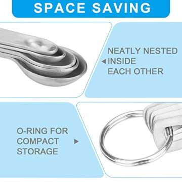 Mini Measuring Spoon Set for Accurate Cooking and Baking