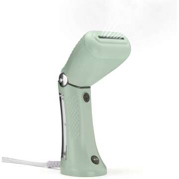Compact Conair Garment Steamer: Travel Ready Wrinkle Remover