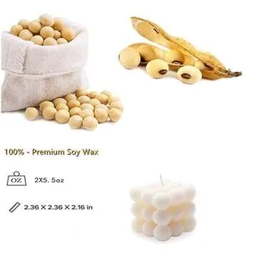 JOSON Bubble Candles - Smokeless Soy Scented Home Decor