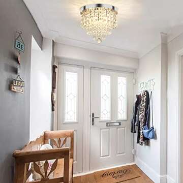 TISLYCO Mini Crystal Chandeliers for Elegant Living Spaces