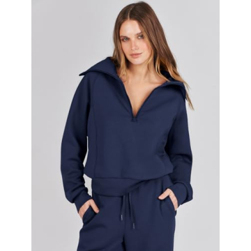 Trendy ANRABESS Women's 2 Piece Sweatsuit for Fall 2024