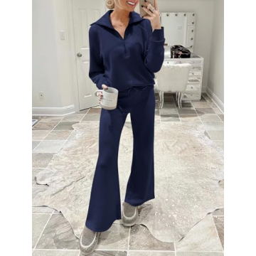 Trendy ANRABESS Women's 2 Piece Sweatsuit for Fall 2024