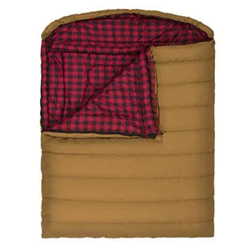TETON Sports Double Sleeping Bag - Warmth for Family Camping