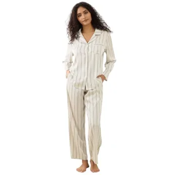 YiNi LuLu Women's Silk Satin Pajamas Set - Luxurious Comfort for Sleep