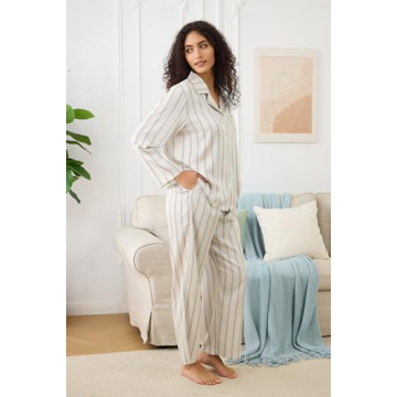 YiNi LuLu Women's Silk Satin Pajamas Set for Luxurious Sleep