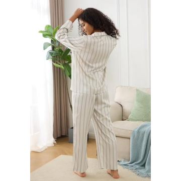 YiNi LuLu Women's Silk Satin Pajamas Set for Luxurious Sleep
