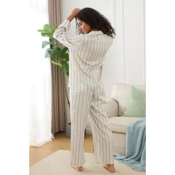 YiNi LuLu Women's Silk Satin Pajamas Set for Luxurious Sleep