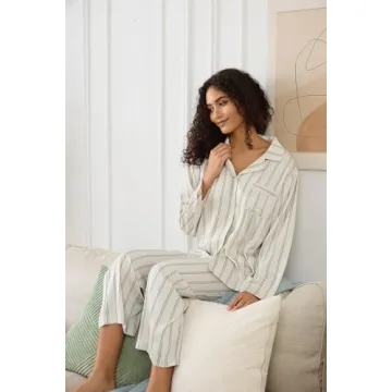 YiNi LuLu Women's Silk Satin Pajamas Set for Luxurious Sleep