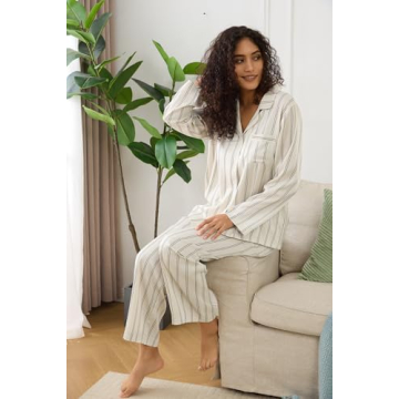 YiNi LuLu Women's Silk Satin Pajamas Set for Luxurious Sleep