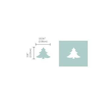 Bira Craft Fir Tree Shape Craft Punch - Easy to Use for Scrapbooking