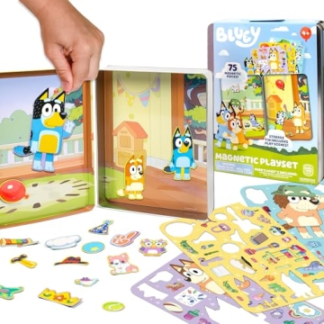 Bluey Magnetic Playset for Kids - Perfect for Travel & Fun