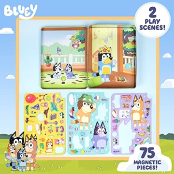 Bluey Magnetic Playset for Kids - Perfect for Travel & Fun