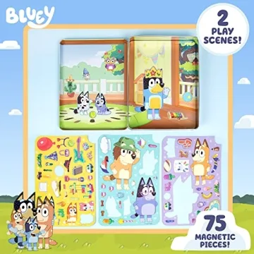 Bluey Magnetic Playset for Kids - Perfect for Travel & Fun