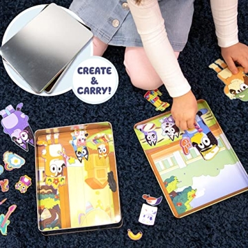 Bluey Magnetic Playset for Kids - Perfect for Travel & Fun